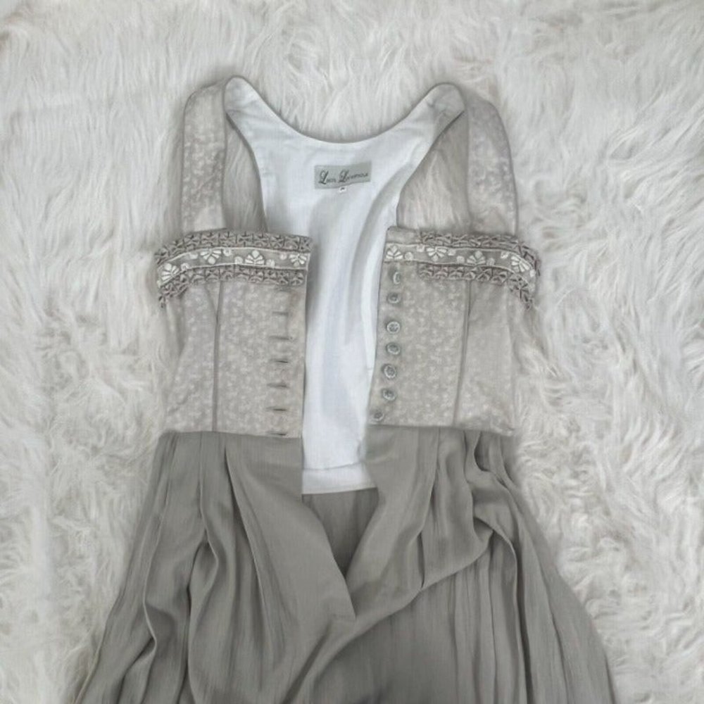 Lisas Landhouse Vintage Trachten Dirndl German Folk Maxi Dress size EU 34 (6) - Picture 11 of 12